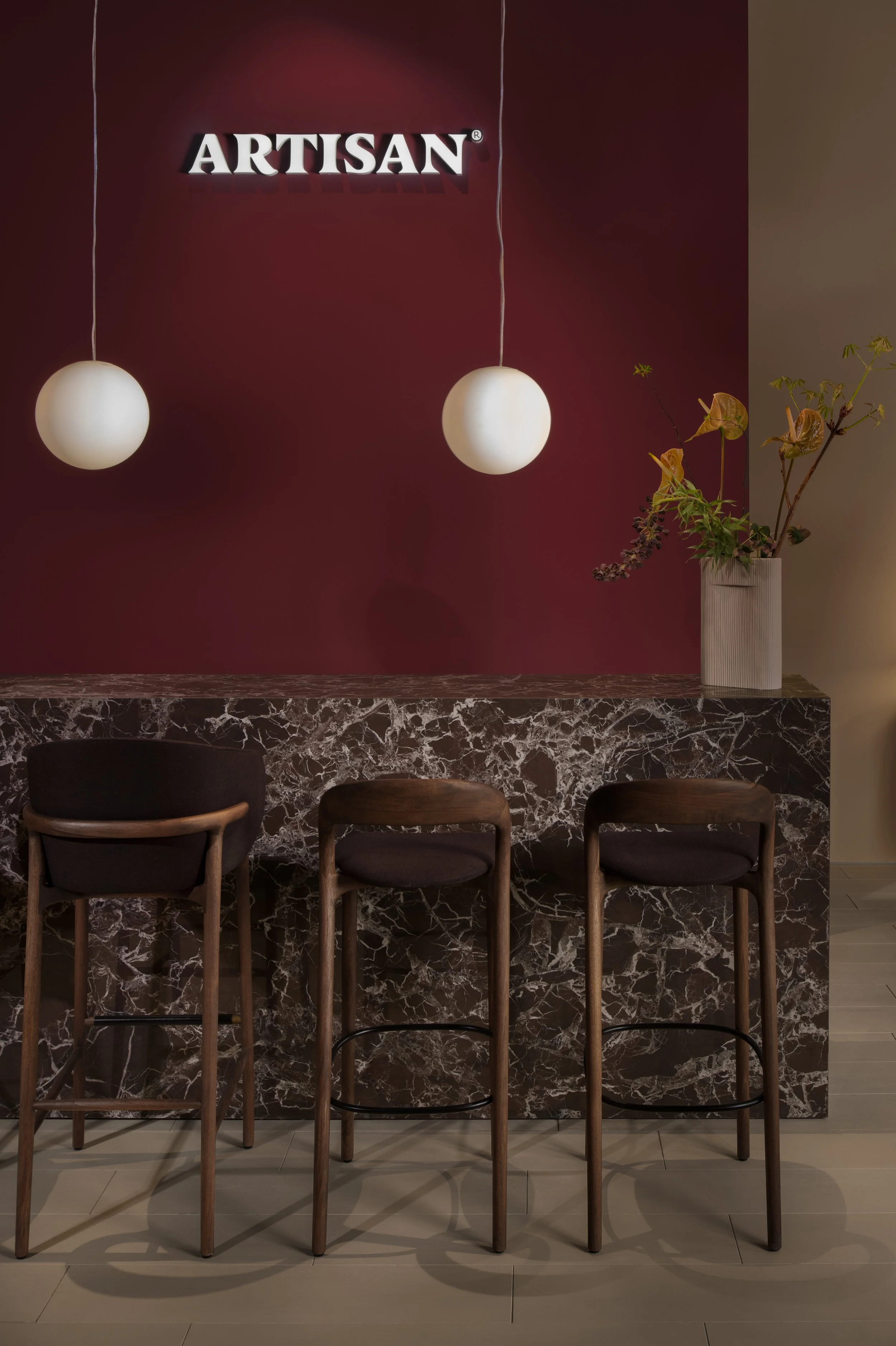Neva Light Bar Chair by Regular Company for Artisan | Solid Wood